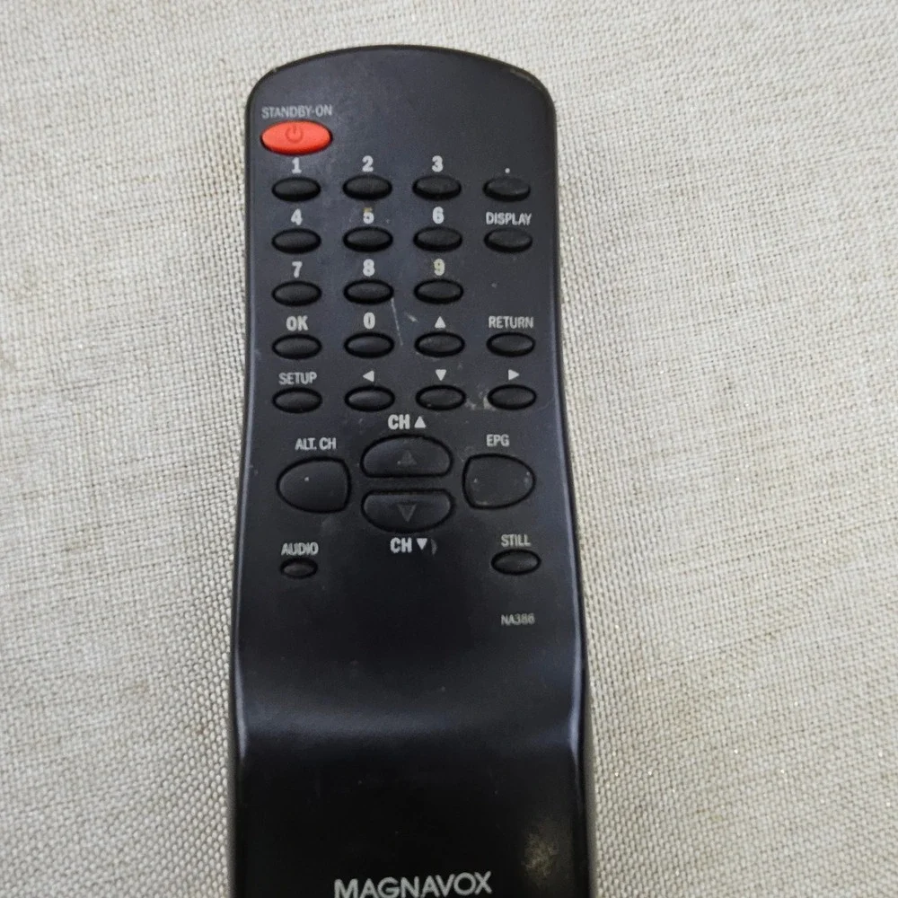 Magnavox NA386 TV Remote‎ Control Black Replacement OEM Universal